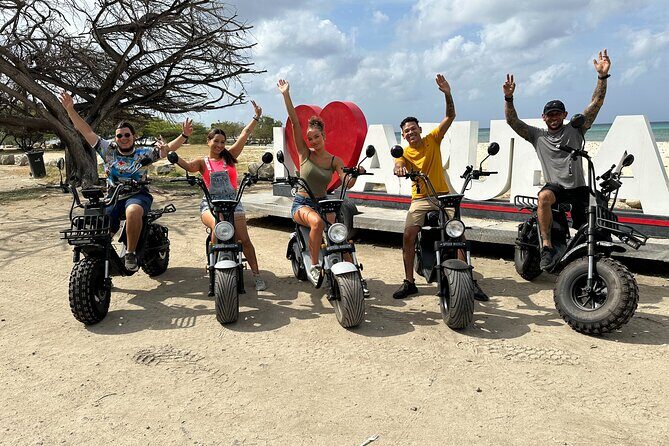 1/2 Day (4 hour) Electric Scooter Rental in Aruba - Discovering Aruba on Electric Scooters