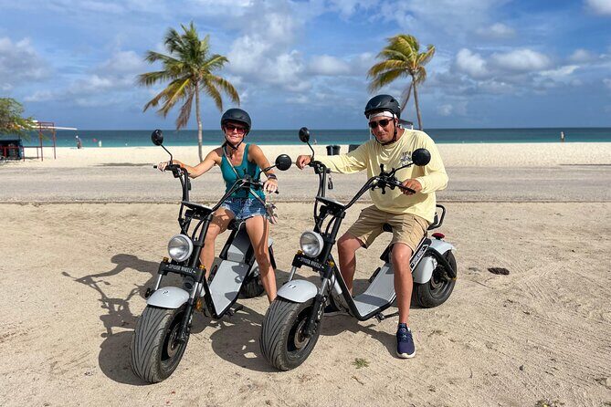 1/2 Day (4 hour) Electric Scooter Rental in Aruba - The Experience of a Self-Guided Tour