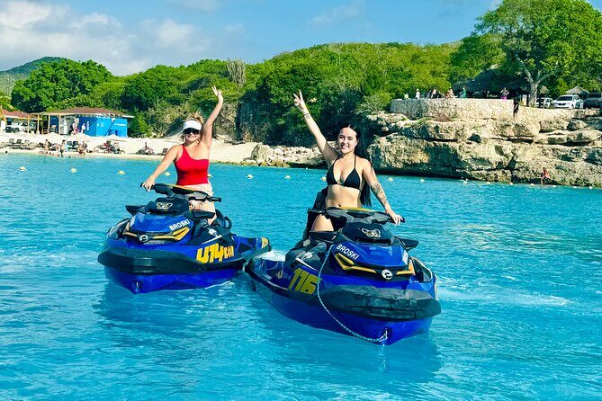 1.5 Hour Curaçao Jetski Tour with Action Video - The Adventure Begins at Playa Santa Cruz