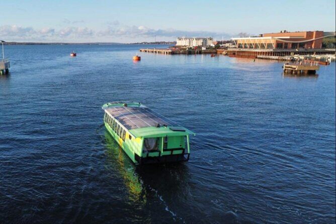 1.5hr Harbour Experience on North America's LARGEST solar boat! - Key Points