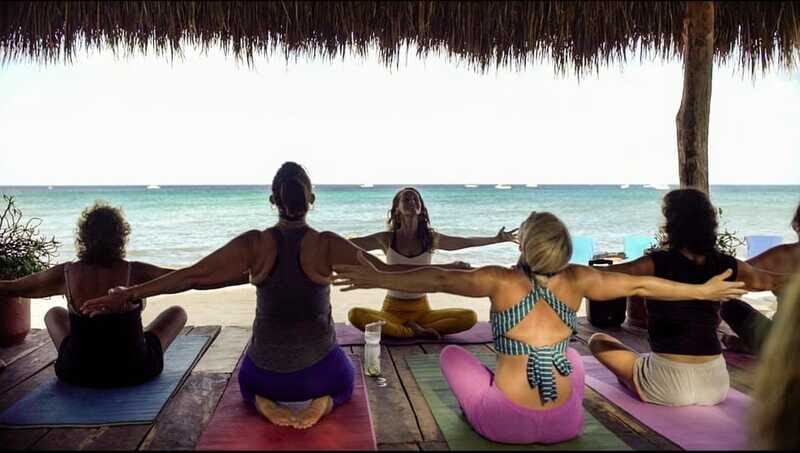 1 day of yoga with bike tour to the Cozumel cenote - Reflection and Farewell