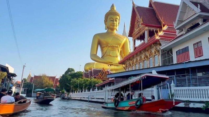 1 Hr Private Bangkok Canal Boat Tour: Traditional Flat Boat - Key Points: