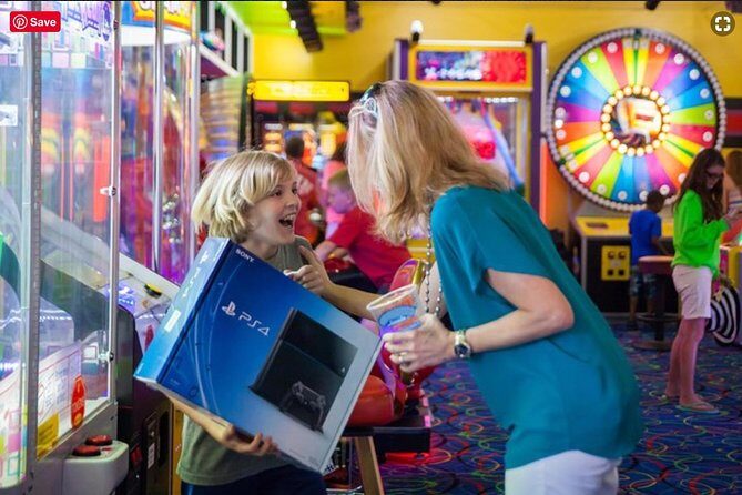 $100 Arcade City Pigeon Forge Play Card (+$45) - The Itinerary in Detail
