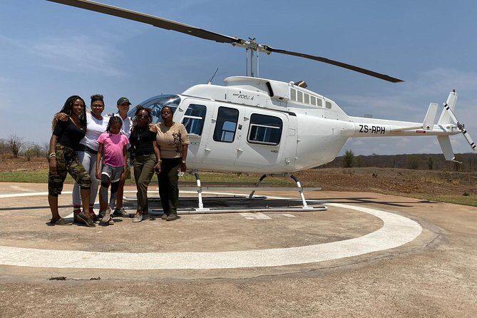 15 minutes scenic helicopter flight above Victoria Falls-Zimbabwe - Key Points
