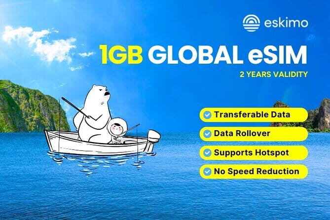1GB -30GB Global Data Plan, Stay Connected Wherever you go - Introducing the Eskimo Global Data Plan — A Practical Solution for Travelers