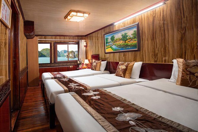 2-day Ha Long Bay Cruise included Transfer, Kayking and Swimming - The Sum Up