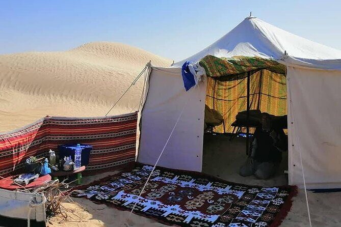 2 days tour to Douz & Ksar Ghilan oasis. and an overnight in the sahara under bedouin tent .. Dinner in the camp, Private Jeep - with english speaking guide. - Introduction: A Short but Sweet Sahara Adventure