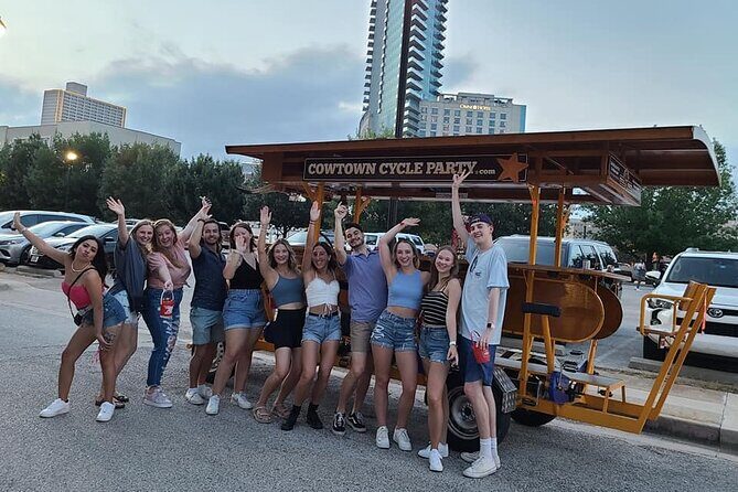 2-Hour BYOB Cowtown Cycle Party for 6-15 Happy Adults in FW - Frequently Asked Questions