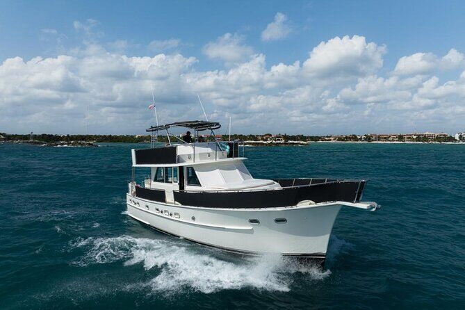 2 Hour Sunset-53' Hatteras Tulum, Playa Del Carmen, Riviera Maya - The Sum Up