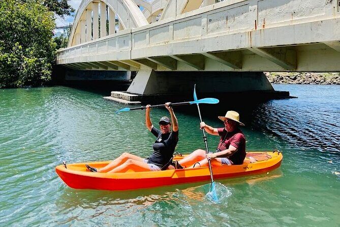 2 hour tandem kayak rental at our private launch area in Hale'iwa - Key Points