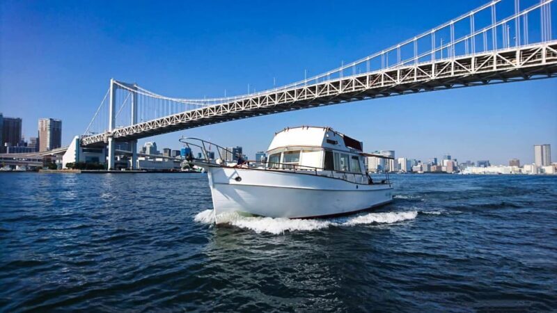 2 Hours Private Cruising Boat Tour;Tokyo Bay & River - Stop 1: Departure from Kachidoki Pier