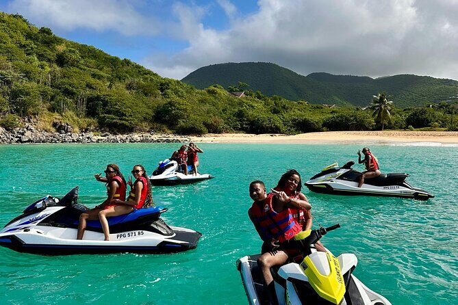 2 Hours Private Jet Ski Tour in Saint Martin with free passenger - The Experience on the Water