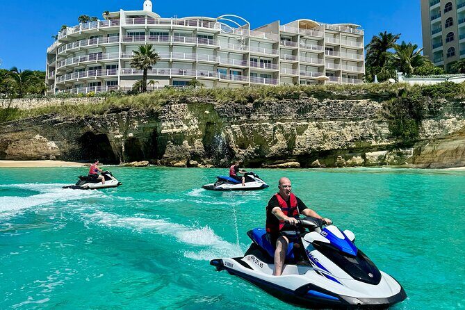 2 Hours Private Jet Ski Tour in Saint Martin with free passenger - The Sum Up