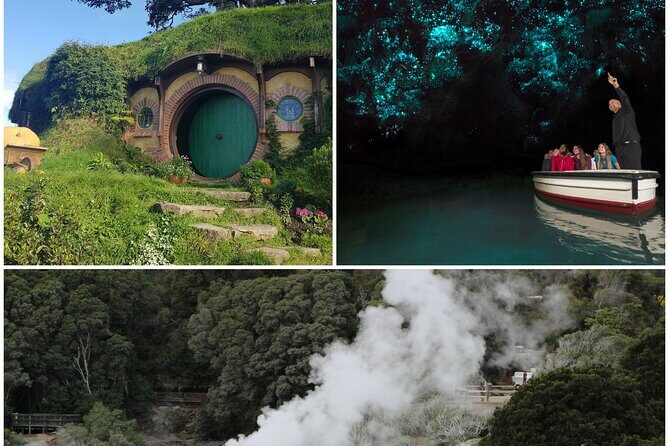 3 Day Hobbiton Rotorua Waiotapu Taupo and Waitomo Caves Tour - Key Points