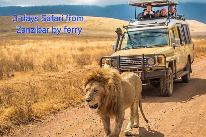 3 DAYS, 2 NIGHTS SAFARI FROM ZANZIBAR TO MIKUMI BY FERRY. - Key Points