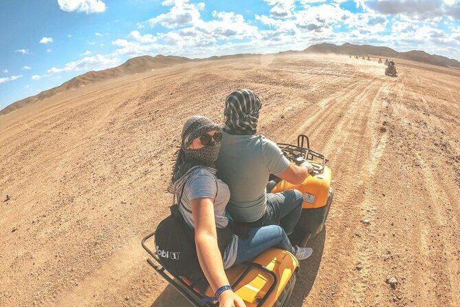 3-Hour ATV Quad Desert Safari Adventure with Camel Ride: Hurghada - Key Points