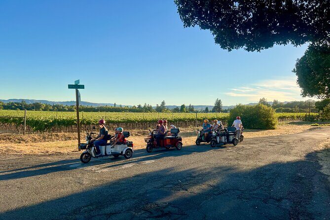 3 Hour Electric Trike Sunset Tour at Sonoma - FAQs