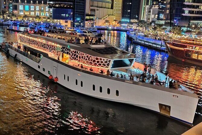 3-Hour Lotus Mega Yacht Dinner Experience in Dubai Marina - FAQs About the Dubai Marina Yacht Dinner Cruise
