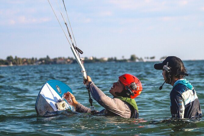 3 hour private Kiteboarding Lesson in Miami - A Beautiful Ride to the Learning Spot