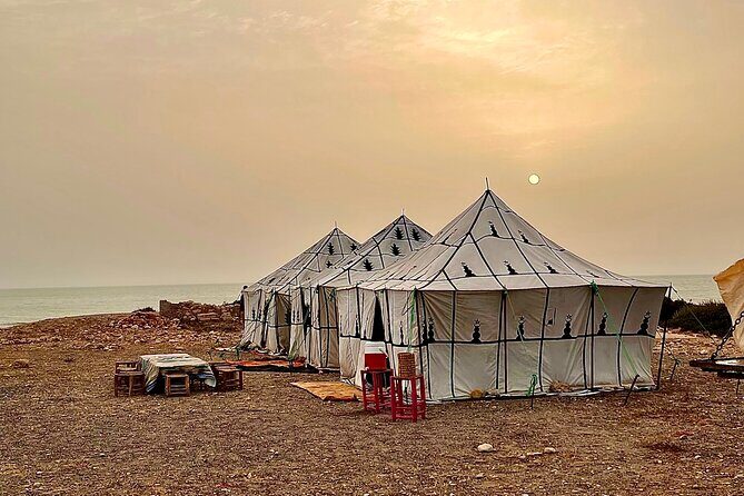3 hours Camel Ride in Essaouira with Dinner and Overnight in Berber Camp - Transportation and Group Size