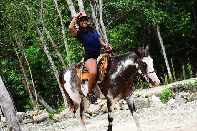 4 activities in 1 Horse Riding, ATV Shared, Cenote & Ziplines from Cancún - The Itinerary: What to Expect from Start to Finish