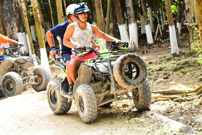 4 activities in 1 Horse Riding, ATV Shared, Cenote & Ziplines from Cancún - Frequently Asked Questions