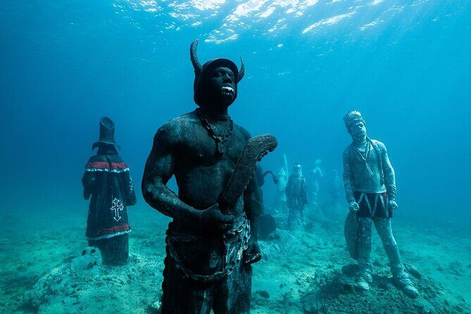 4-hour snorkel cruise to Underwater Sculptures with boat dogs - A Complete Guide to the 4-Hour Snorkel Cruise to Underwater Sculptures in Grenada