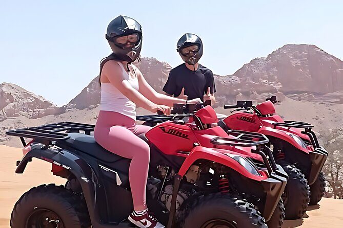 4 Quad Bikes Tour with pick up & drop off Included 4 persons - Key Points
