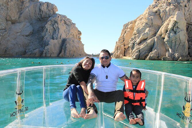 45 Minute Transparent Boat Ride to the Arch of Cabo San Lucas - An In-Depth Look at the Experience