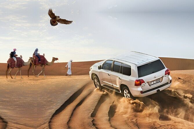 4x4 Dubai Desert Safari, Dune Bash, Camel Ride & BBQ - Key Points