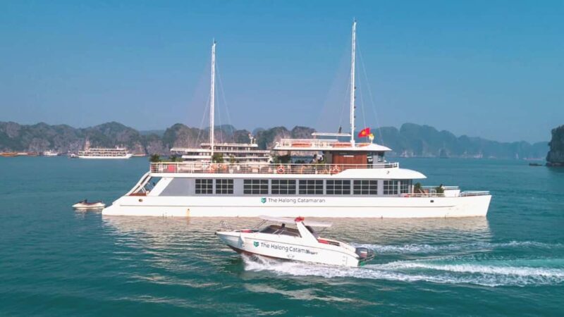 5 Star - CATAMARAN Cruise - Ha Long Bay 1 Day - A Closer Look at the 5-Star Catamaran Cruise in Halong Bay