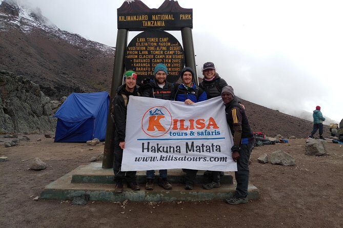 6 days Machame route climbing Mt.Kilimanjaro - Day 6—Descending and Celebrating