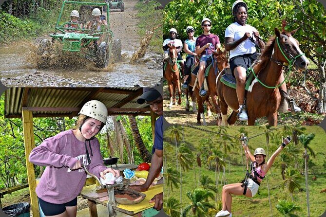 6 in 1 tours Full Day Safari, Zipline, Buggies and Horse Riding - Key Points