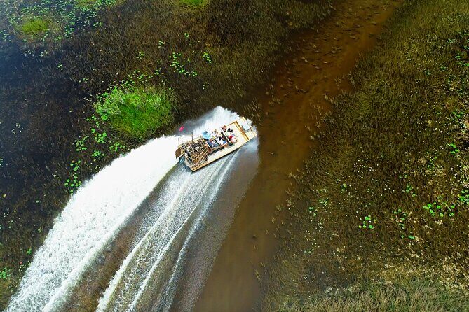 60 min. Everglades Airboat ride & pick-up ,small group +pro guide - Key Points