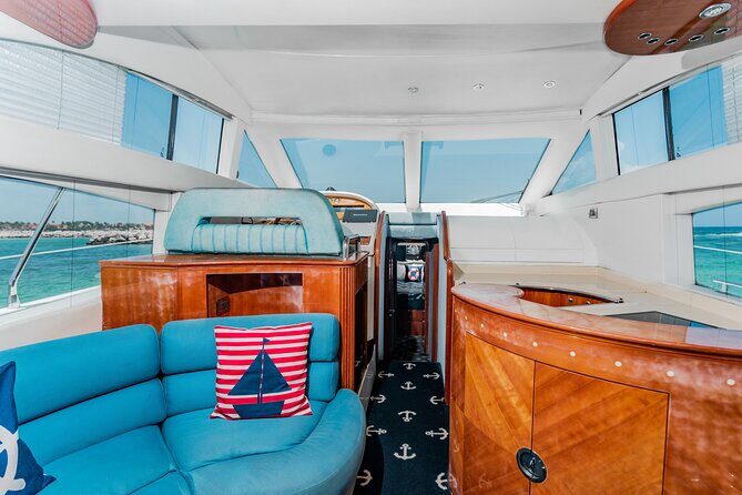 8-Hour Private 50' Azimut 2-Stop Tour to Cozumel Beach w/Food, Drinks & Snorkel - An in-depth look at the 8-hour private yacht tour