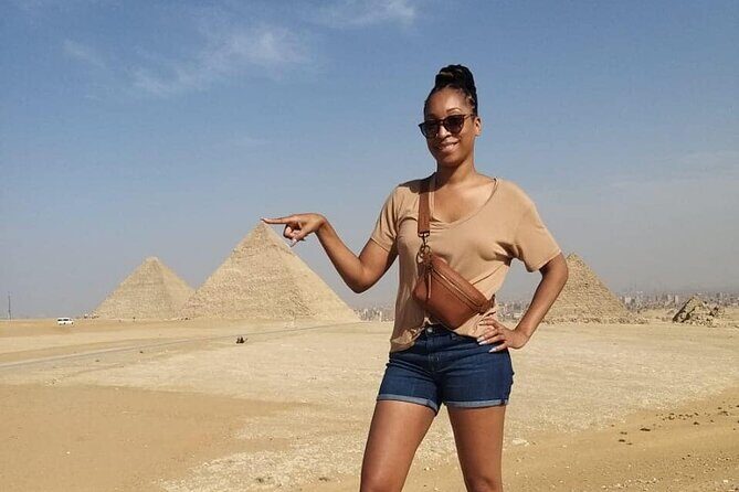 8-Hour Private Tour of the Pyramids, Egyptian Museum and Local Bazaar from Cairo - The Giza Pyramids and Sphinx