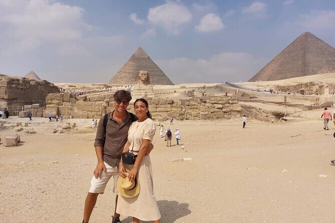 8-hours private tour Giza pyramids, lunch, camel ride and Egyptian museum - Key Points