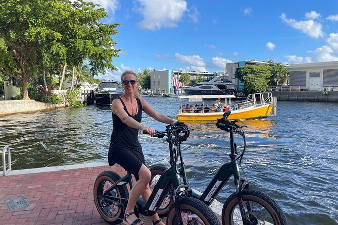 90 min Electric Bike Tour of Fort Lauderdale (min 2) - The Sum Up