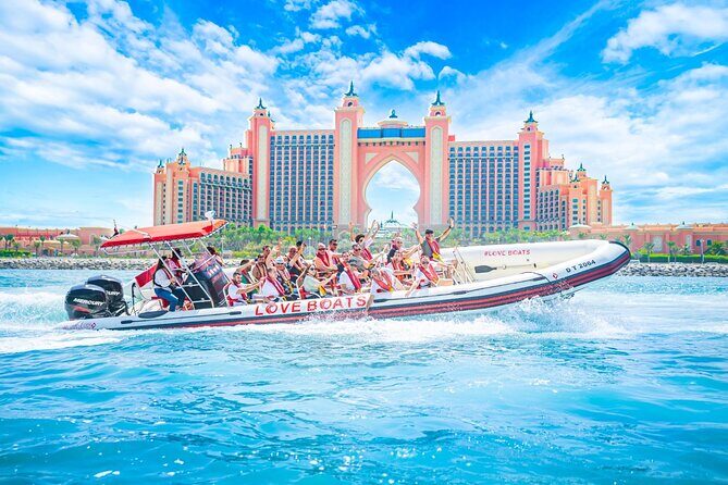 90 Mins Speedboat Tour Dubai Marina JBR Atlantis and Burj Al Arab - Key Points