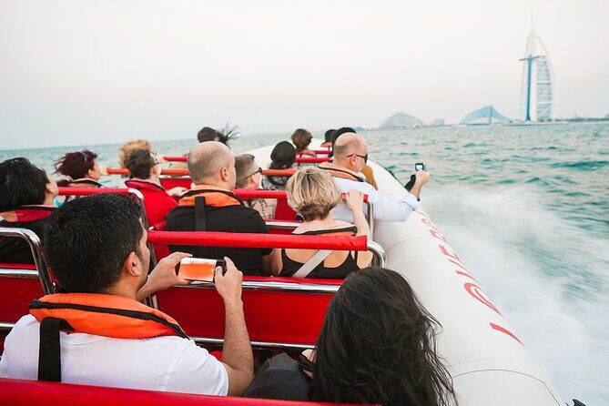 90 Mins Speedboat Tour Dubai Marina JBR Atlantis and Burj Al Arab - The Sum Up