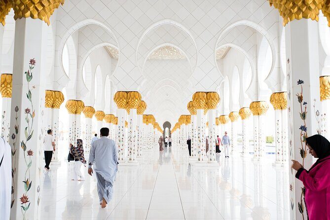 Abu Dhabi Mosque and Louvre Museum with Lunch from Dubai - Key Points