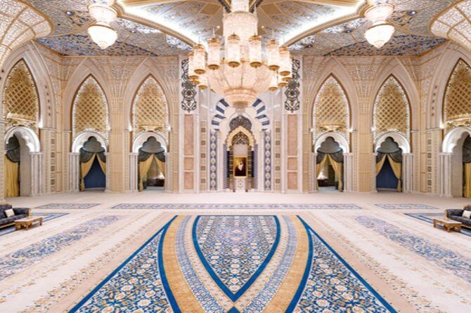 Abu Dhabi Sheikh zayed Mosque with Lunch, Louvre & Qasr Al Watan Palace - The Sum Up