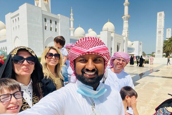 Abu Dhabi Tour Grand Mosque Emirates Palace Heritage Village - Ferrari World Photo Stop