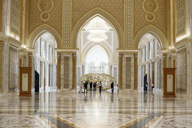 Abu Dhabi Tour: Grand Mosque, Heritage Village, Emirates Palace & Qasr Al Watan - FAQ