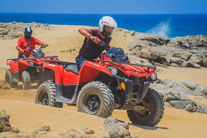 Activity driving a Simple ATV in Dunes and Beach - The Practicalities: Group Size, Duration, and Booking