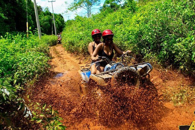Adrenaline day driving ATVs doing Ziplines and swimming in a Cenote from Cancun - The Itinerary in Detail