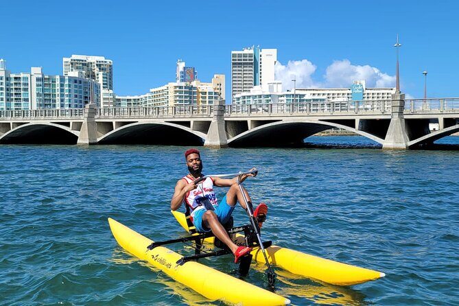 Adventure Water Bike in Condado Lagoon, San Juan - The Sum Up