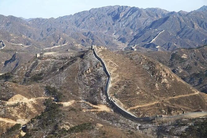 Aerial View of the Great Wall by Helicopter - The Sum Up