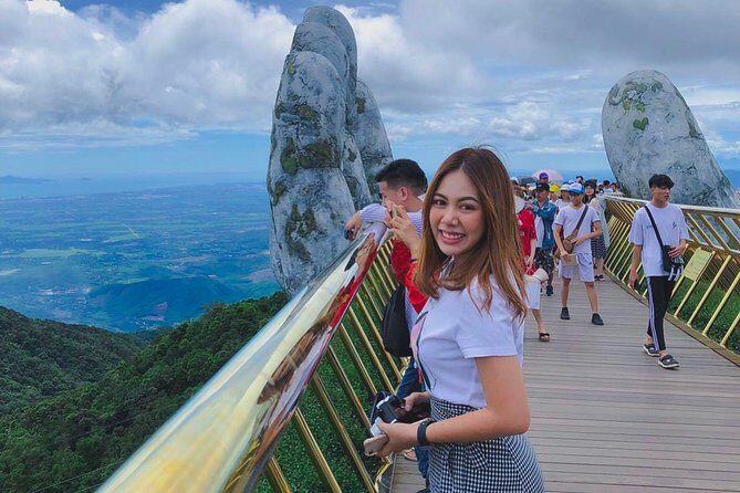 Afternoon private transfer from Danang city to the Golden Bridge - Introduction