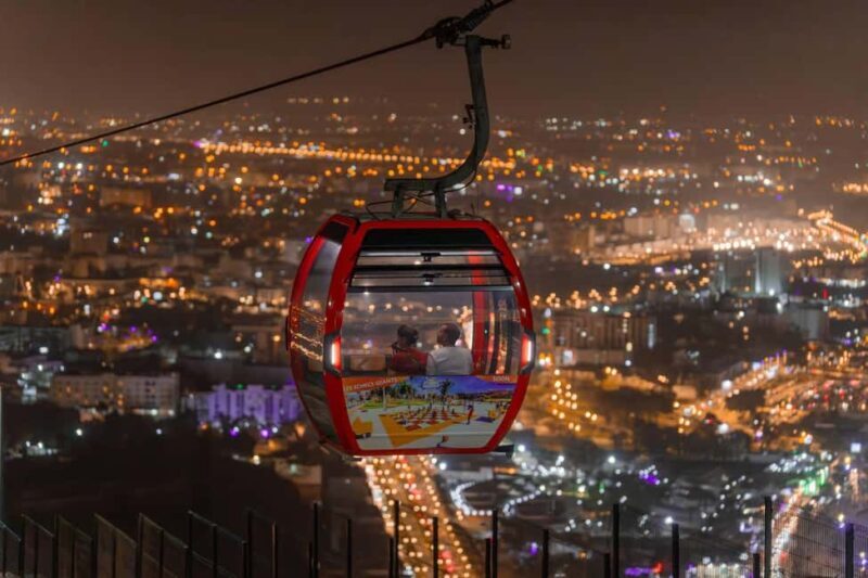 Agadir: Night Cable Car Round-Trip Ticket - The Experience in Detail